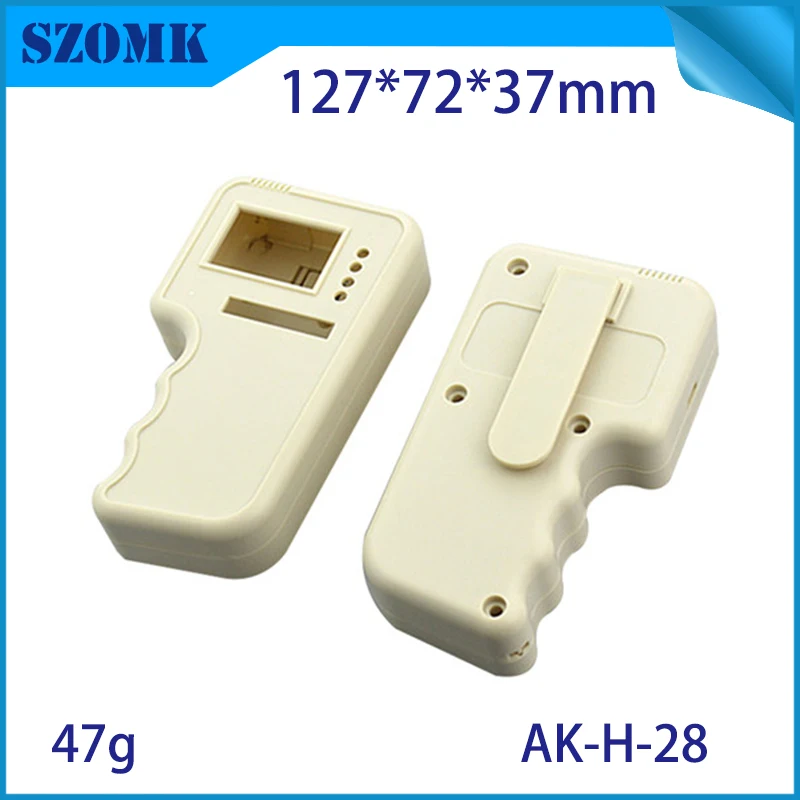 SZOMK 1Piece 127 * 72 * 37 mm High Quality ABS Plastic Handheld Electronic Enclosure With Display