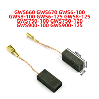Carbon Brush for Bosch GWS660 670 GWS6-100 6-125 GWS8-100 8-125 GWS750-100 125 GWS900-100 125 Angle Grinder Accessories 5x8x15mm