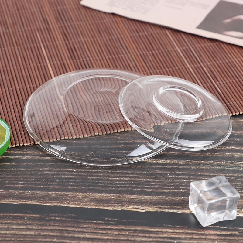 1PC Kinds Heat Resistant Clear Glass Saucer for Tea Coffee Drink Cups Mug