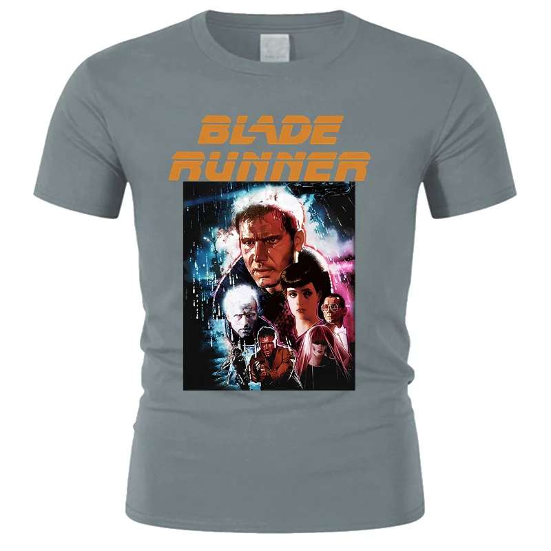 Blade Runner Vintage Classic T-Shirt men clothings aesthetic clothes Short sleeve graphics t shirt