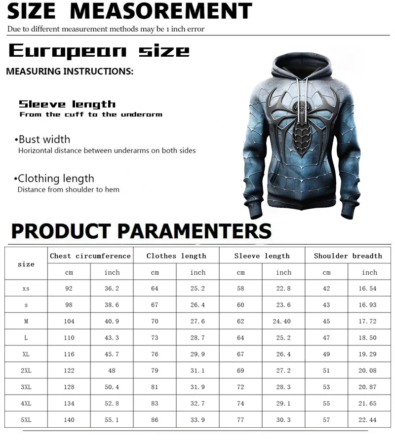 Boutique Men's Santa Claus and Elk Print Hoodie Men's Autumn and Winter Warm Hoodie Men's Fashion Top Men's Street Casual Wear