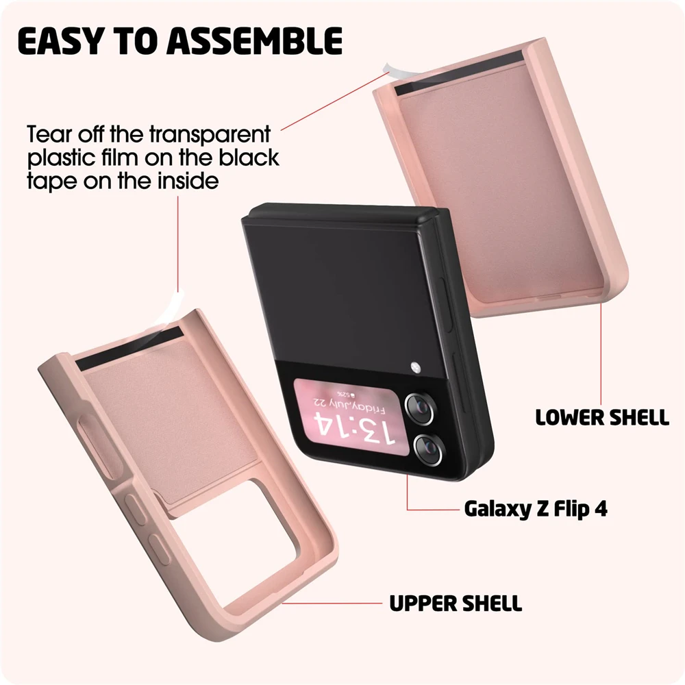 Luxuriöse Flüssigsilikon-Ringhalterung mit magnetischer Halterung für Samsung Galaxy Z Flip 3 4 5 6 7 8 Flip8 Flip7 5G Handyhülle – Detail 6