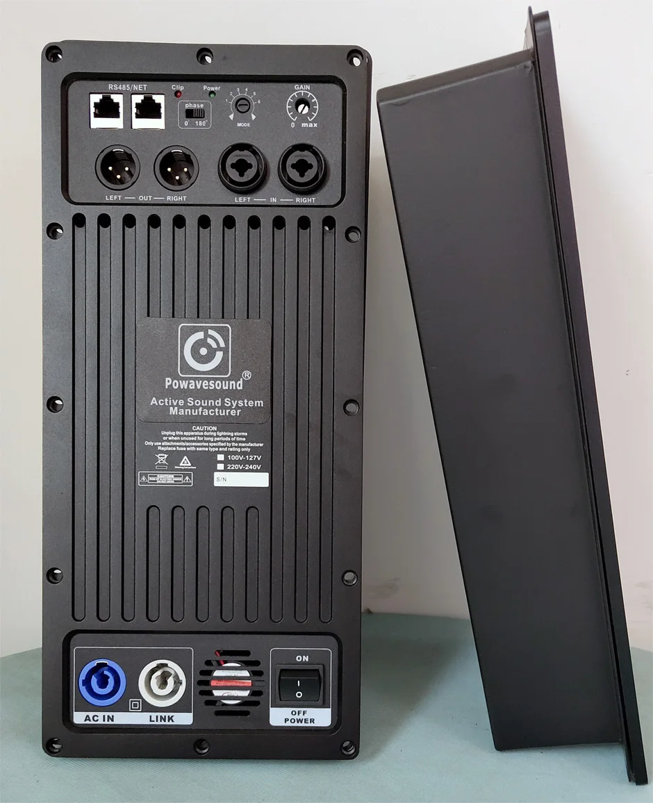 

2400W Subwoofer Amplifier Module Professional Speaker Plate Amplifier Class D with DSP Audio Processor