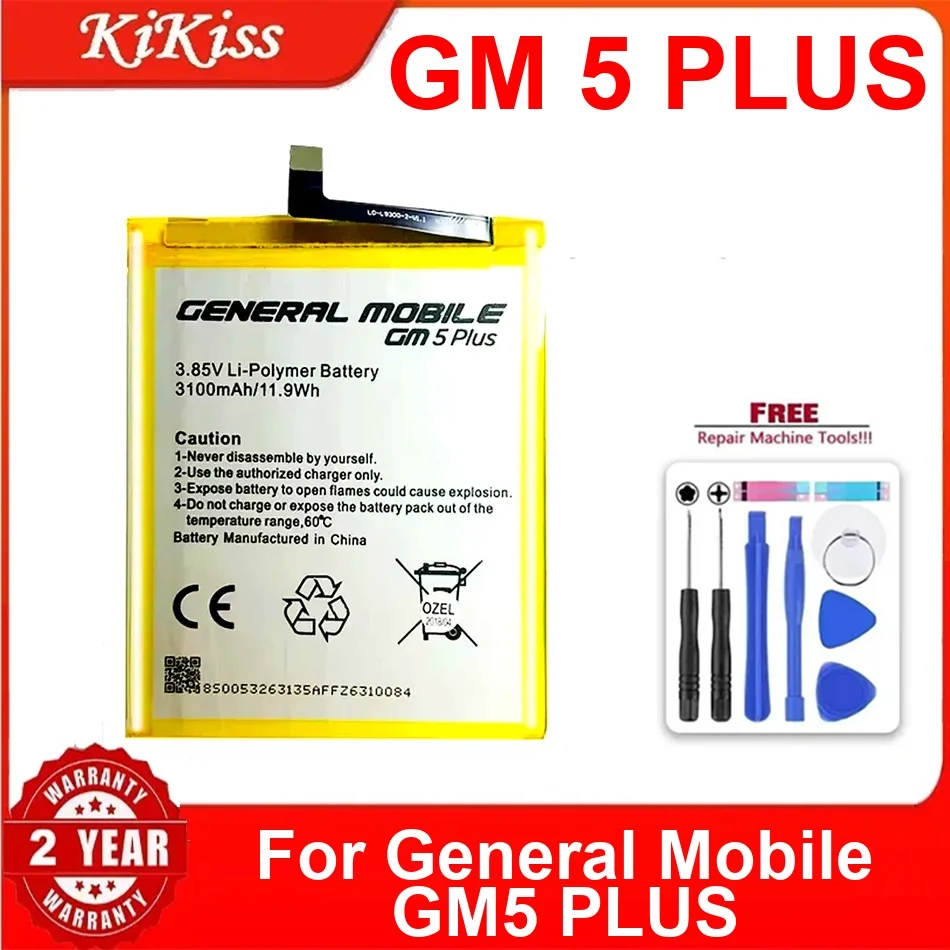 

Gm 5 Plus 3100Mah Mobile Phone Battery For General GM5 Replacement Durable