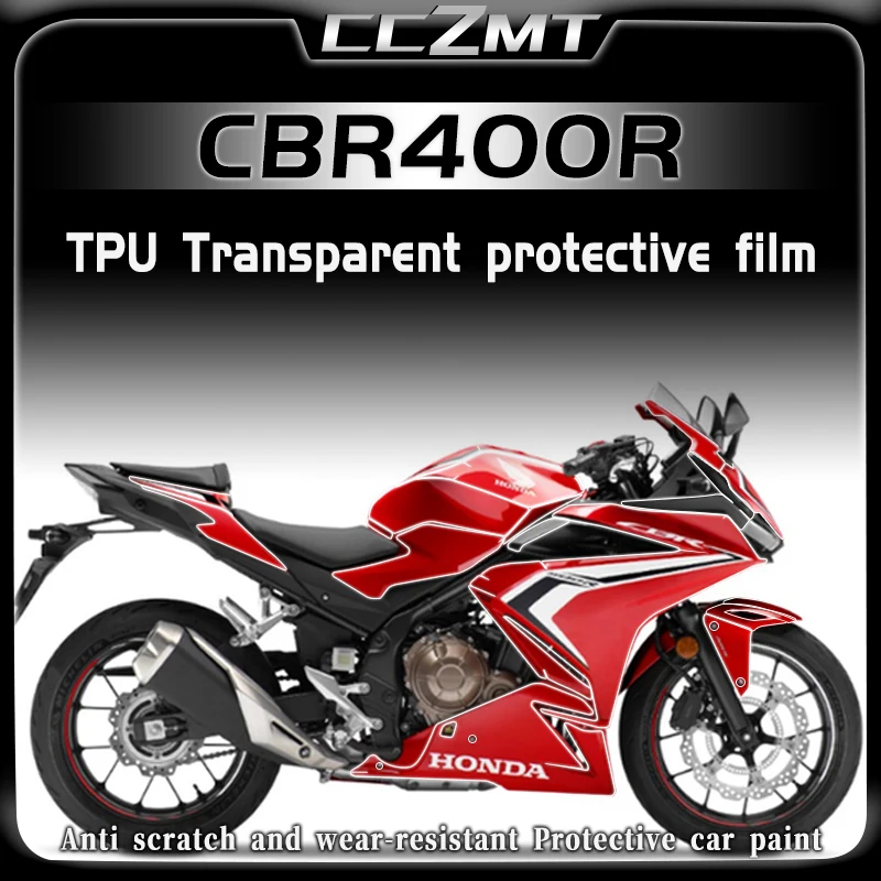 

For Honda CBR400R cbr400r invisible car cover film transparent protective film fuel tank sticker modification accessories