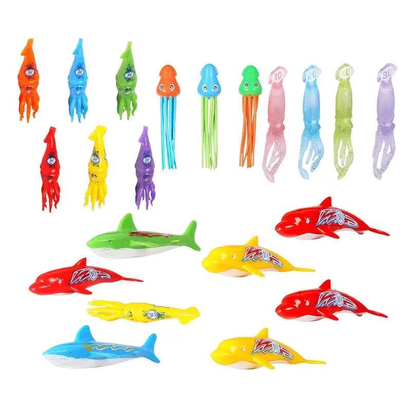 

Underwater Driving Swimming Fish Toys Indoor-outdoor Swimming Water Training Tool Diving Octopus Water Diving Fish For Kids