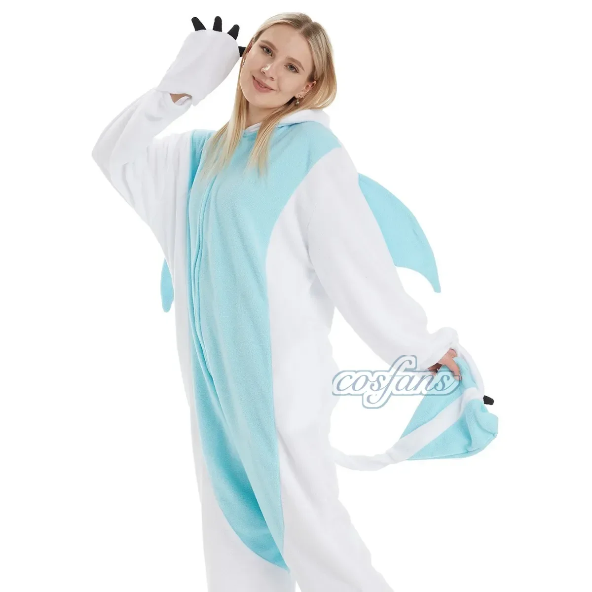 Erwachsene Tier Kigurumi Heilige Kuh Wolle Einteilige Pyjamas Make-Up Party Cartoon Kostüm Halloween Party Cosplay Einteilige Pyjama