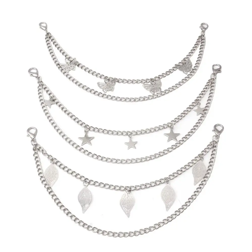 

Butterfly Metal Bag Chain Star Heart Multi-layer Metal Chain Strap Shoulder Bag Chian Bag Straps Women Bag Accessories Women