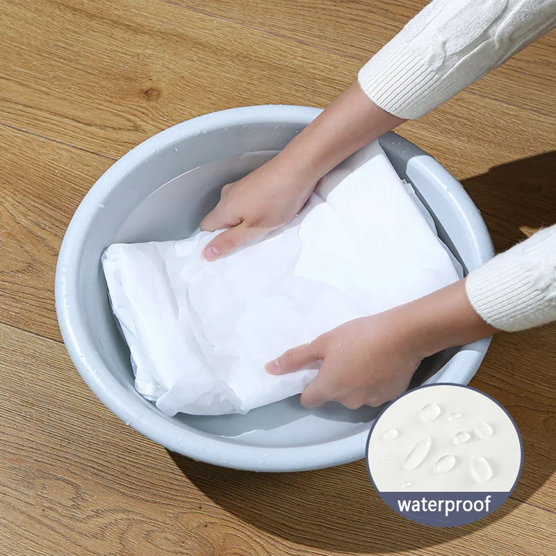 Kleidung Staubs chutz transparente Kleid Kleidung Kleidungs stück Staubs chutz hängen Veranstalter wasserdichte staub dichte Kleidung Kleider schrank Lagerung – Detail 7