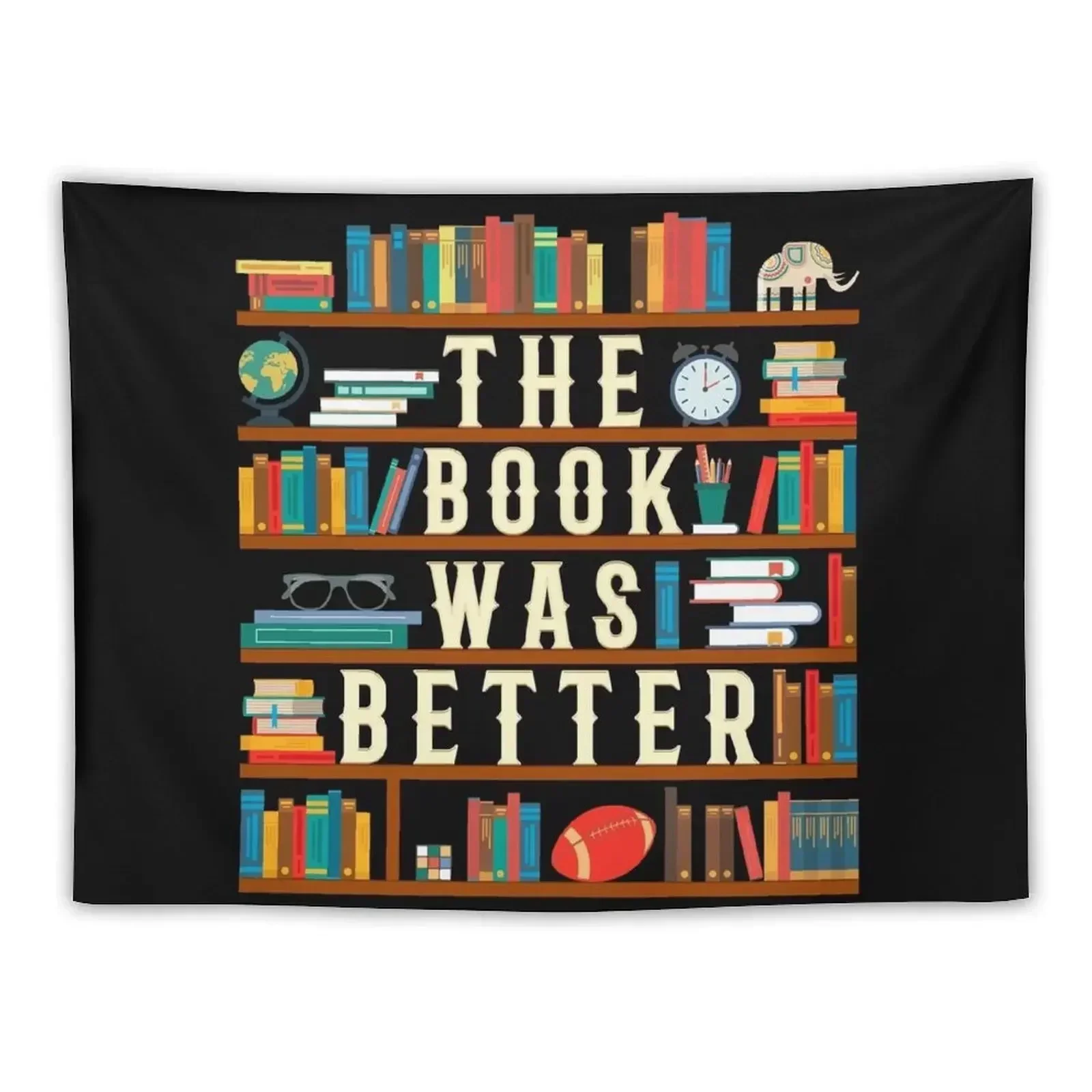 

The Book Was Better Tapestry Nordic Home Decor Christmas Decoration Tapestry