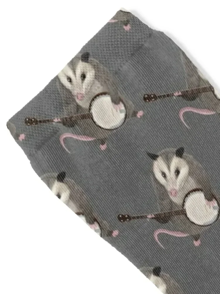 Opossum playing the banjo - possum Socks new in's kids Socks For Man Women's