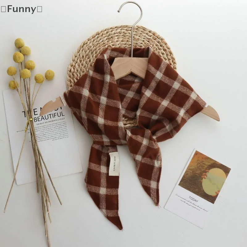 [مضحك] وشاح مثلث منقوش محبوك بمزاج الراقية شال دافئ الحجاب متعدد الوظائف وشاح صغير غير رسمي