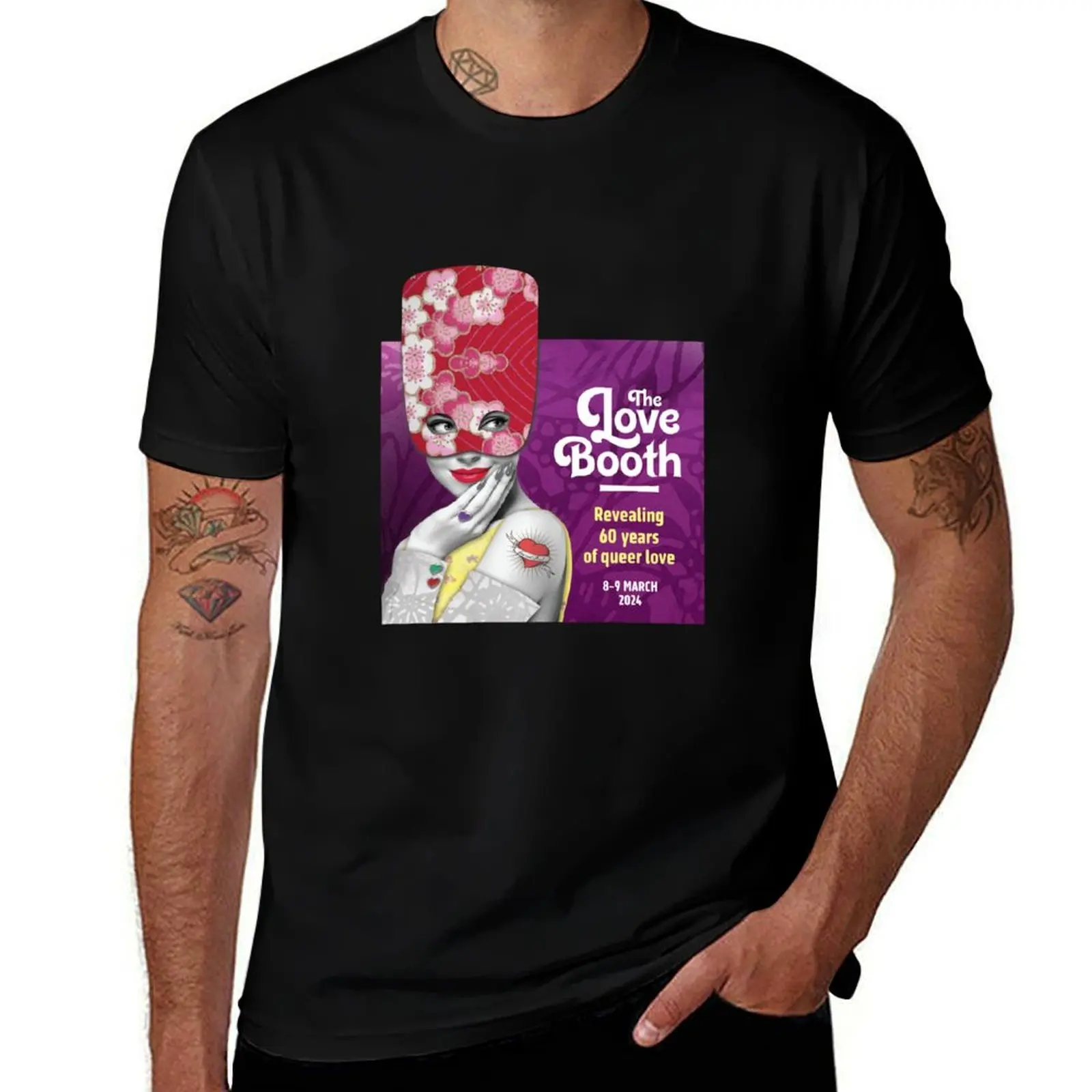 The Love Booth T-Shirt Work Wear Lightweight Tee T-Shirt