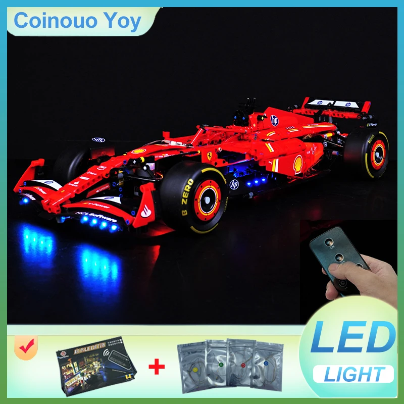 

DIY LED Light Kit For LEGO 42207 Technical Sports SF-24 F1 Vehicle (Only LED Light,Without Blocks Model)