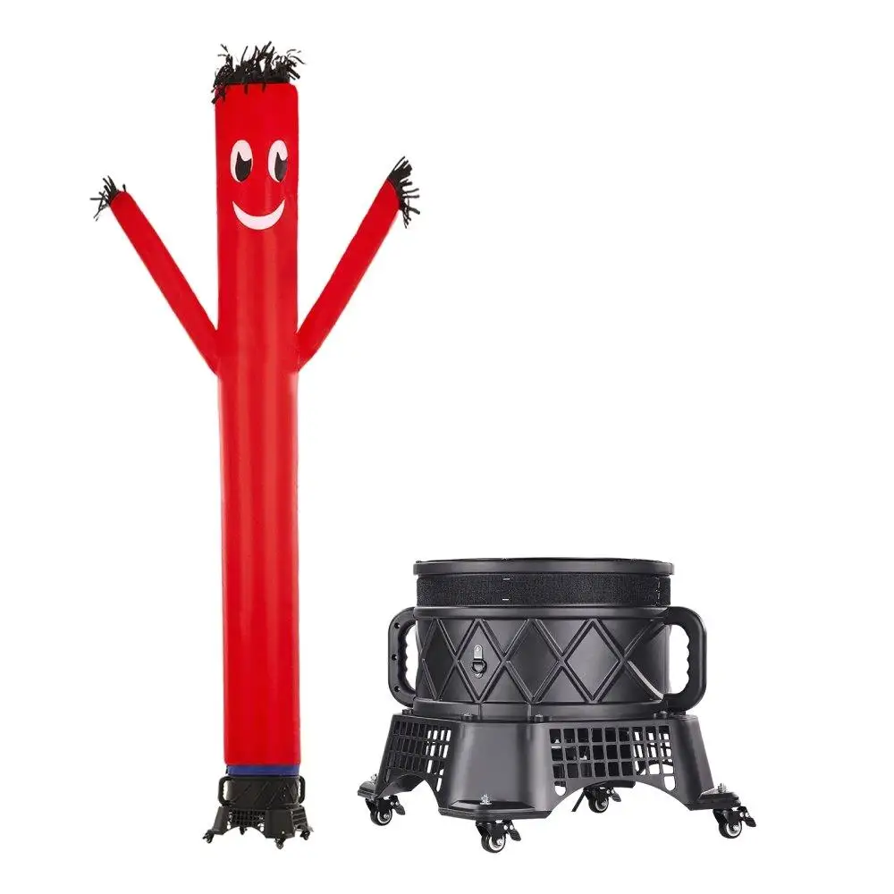 

20FT AIR DANCERS INFLATABLE WAVING TUBE MAN WITH 1 HP BLOWER FAN