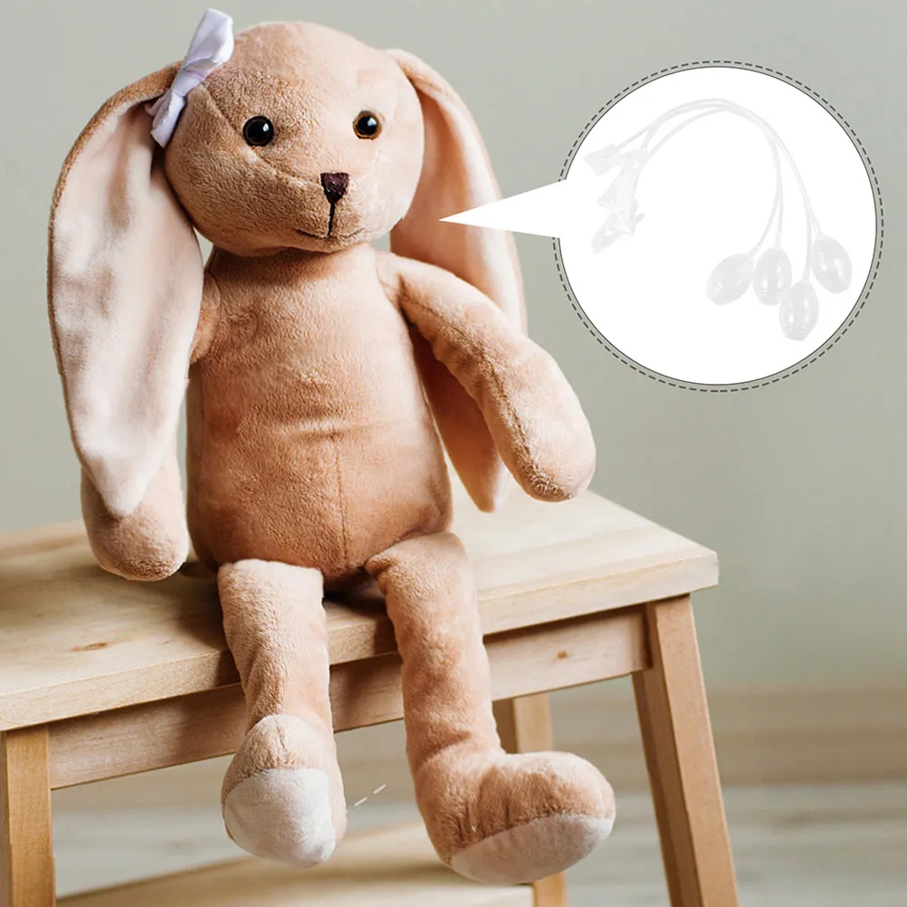 

Набор из 6 штук: сменные подвижные уши-пневмоподушки в виде кроличьих ушек для костюмов, декораций для вечеринок, DIY-набор для косплея, аксессуары для животных костюмов, подвижные улучшенные детали