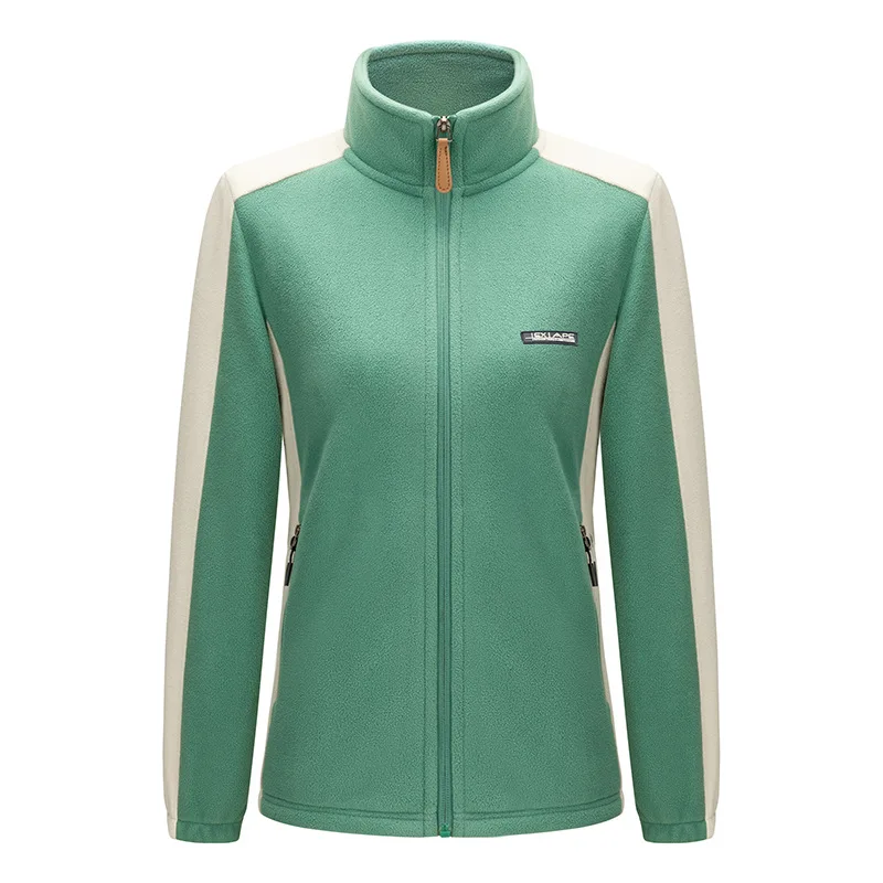 Outdoor Hiking Fleece Jacket Women Men Breathable Warm No Static Electricity Liner Clothes Windproof Camping Running Causal Coat