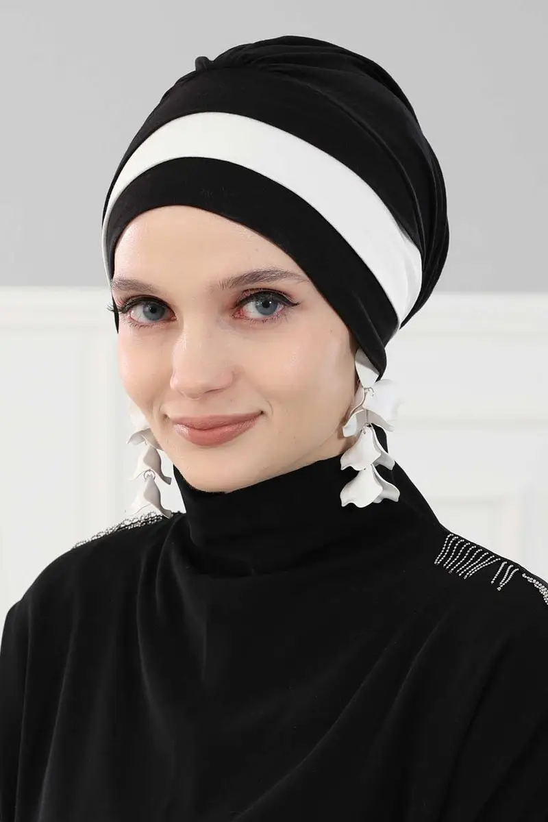 Doppel farbe gekämmte Knochen schwarz