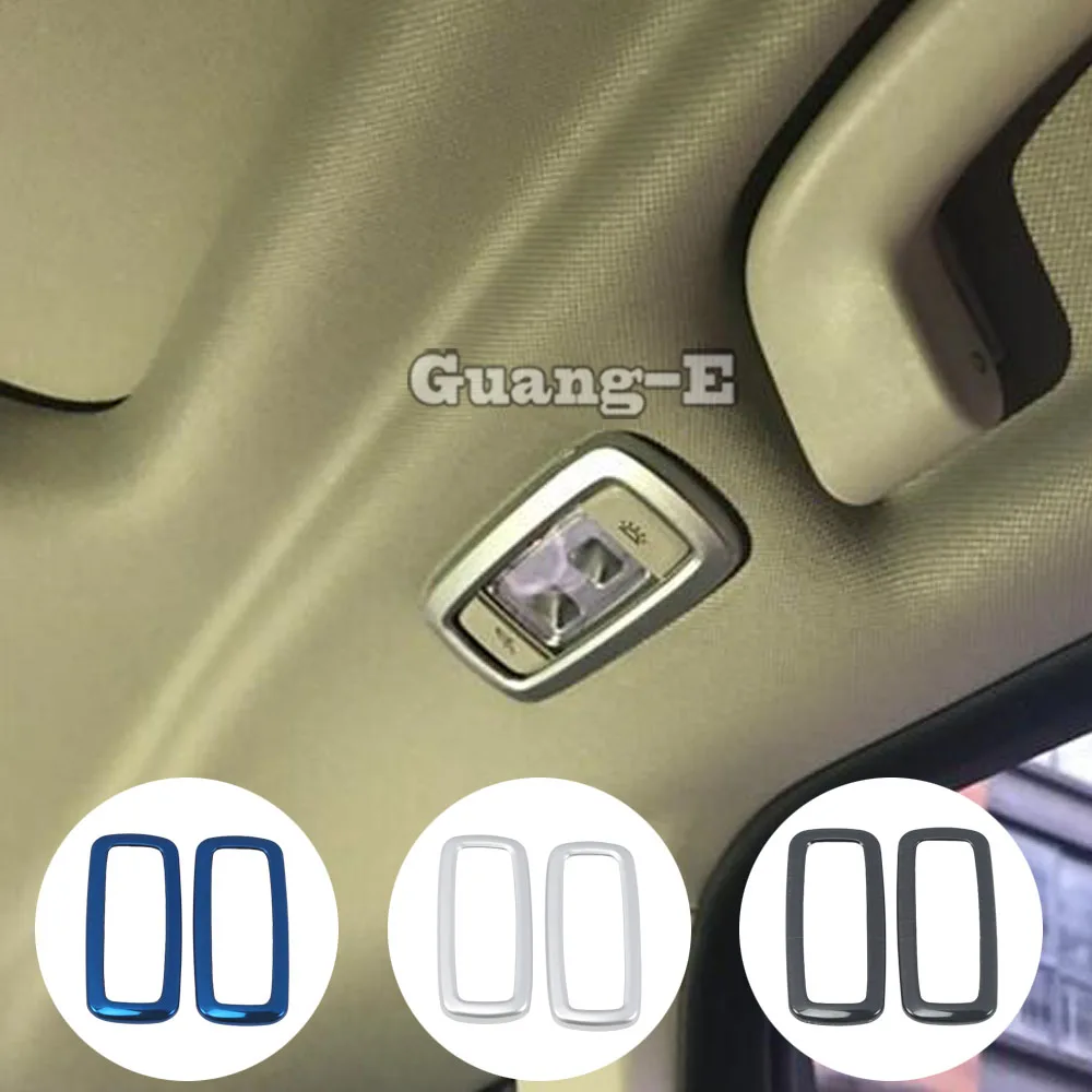 Car Stick Back Read Reading Light Button Switch Lamp Trim Frame 2PCs For BMW X3 XDrive 25i 28i 30i 2018 2019 2020 2021 2022 2023