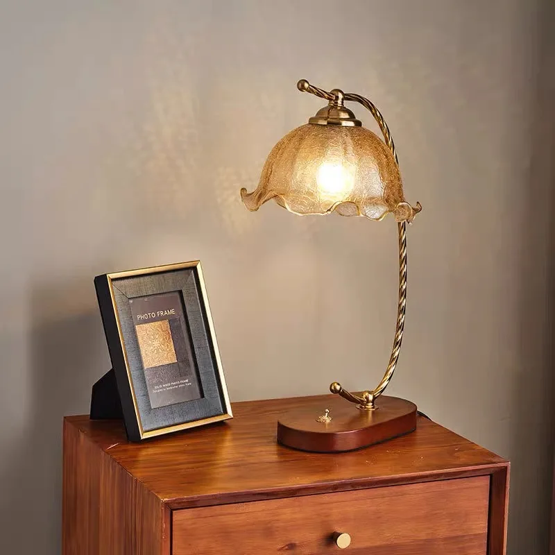 

Parisian Luxe Bedside Lamp 2024 - Vintage-Inspired Everglow Lighting for Bridal Suites & Luxe Bedroom Decor