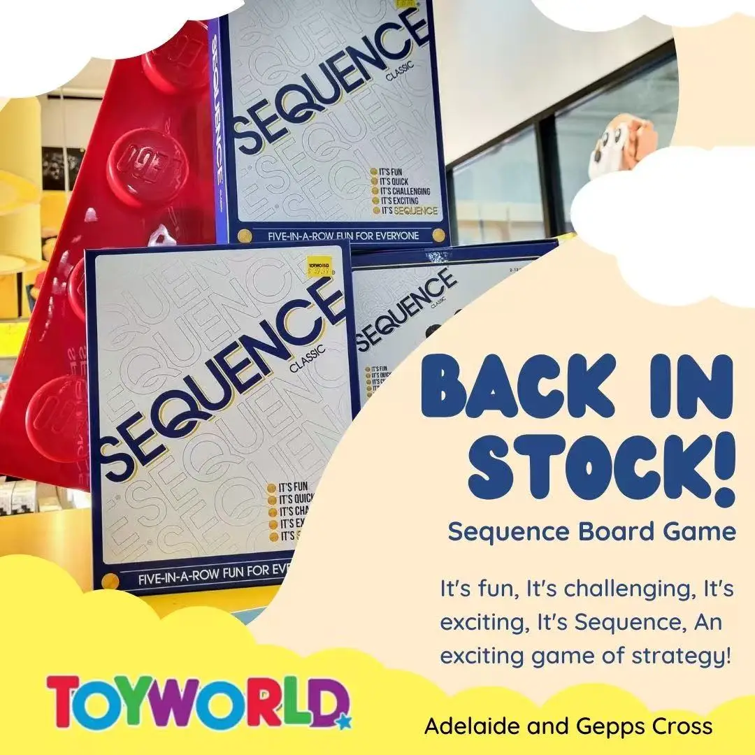 

"Sequence Classic Board Game - 2-12 Player Family Strategy Game | 5-in-a-Row Fun for Adults & Kids (Ages 7+) | Fast-Paced Card