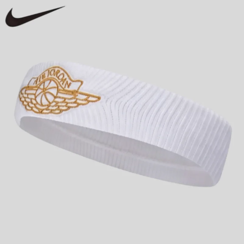 Nike Jordan Black Elastic Headband Non-slip Sweatband For Sports Fitness J0003604109OS