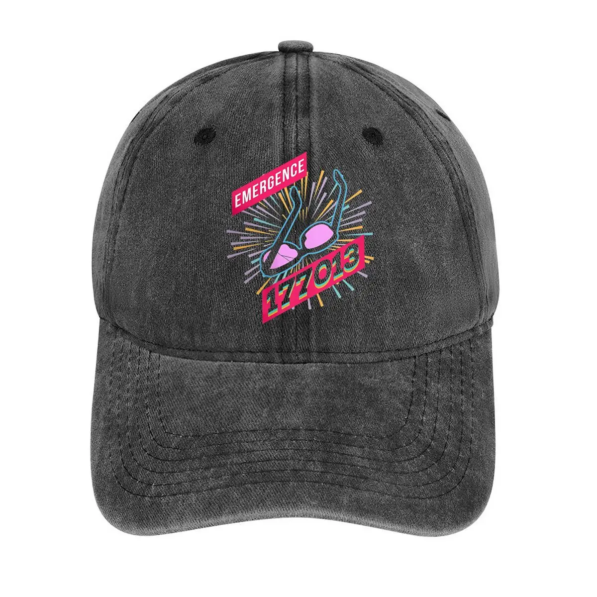 

Emergence 177013 colorful design with goggles motif Washed Baseball Cap