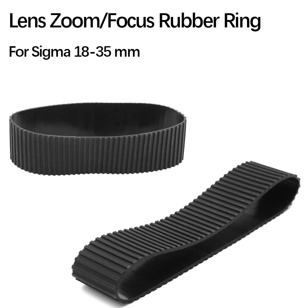 Anillo de goma para Zoom de lente/anillo de agarre de goma de enfoque para pieza de reparación de accesorios de cámara Sigma de 18-35mm