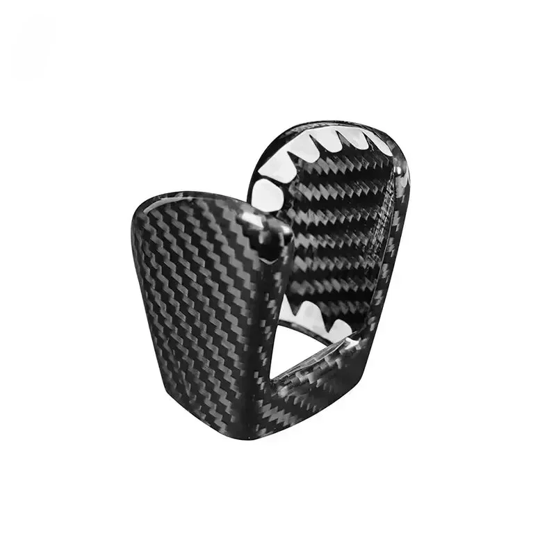 

For Subaru Crosstrek Rael Hard Dry Carbon Fiber Interior Engine Accessories Shift Head Trim Frame 2023-2024 modification style