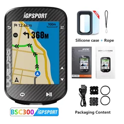 IGPSPORT-Ordinateur de vélo étanche Bsc300, compteur de vitesse sans fil, navigation GPS, capteur de cadence ANT, vélo IPX7