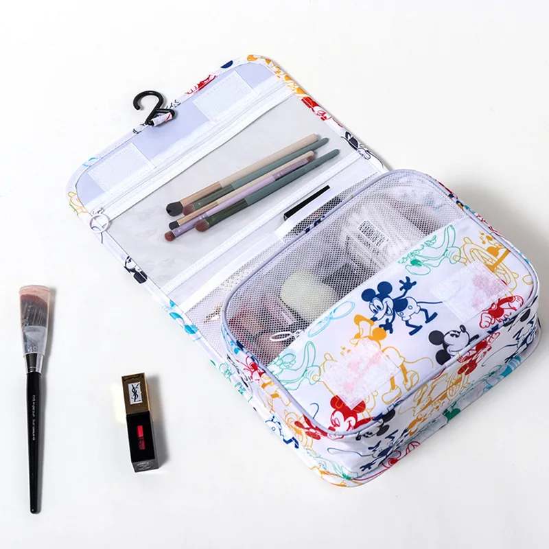 Stitch Disney borsa da viaggio per il lavaggio femminile Anime custodia per il trucco impermeabile Cartoon Kawaii Cosmetic Organizer regali di natale