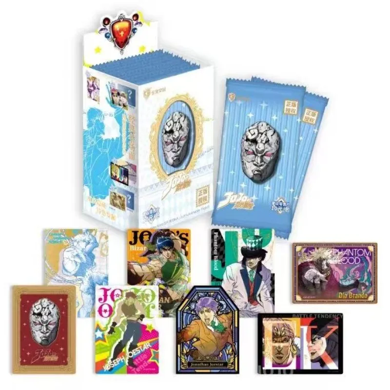 

Genuine JOJO's Bizarre Adventure Rare Collectible Cards Phantom Blood Battle Tendency Anime Collection Gifts For Boys Fans