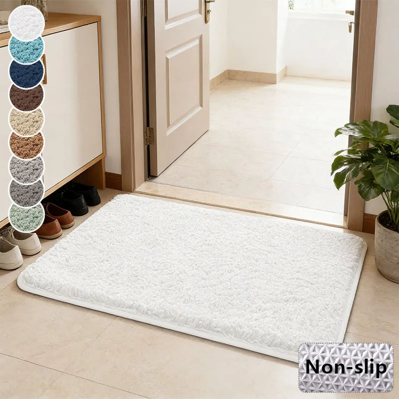 

Thickened Super Absorbent Bathroom Bedroom Anti Slip Floor Mat Kitchen Anti Fouling Floor Mat Washable and Easy Clean Alfombra