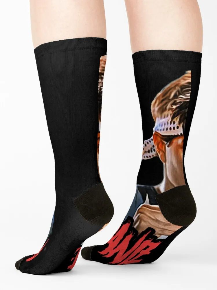 DANIEL SAN - KARATE KID \t Socks Christmas happy Toe sports funny sock Socks Ladies Men's
