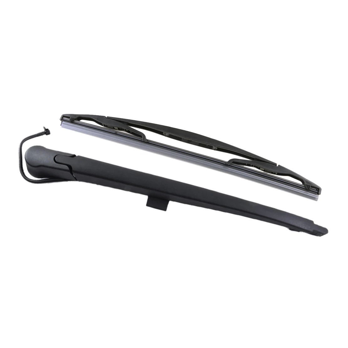 Car Rear Back Window Windscreen Windshield Wiper Blade & Arm Fit for Chevrolet Tahoe 2007 2008 2009 2010 2011 2012 2013 Black view 2