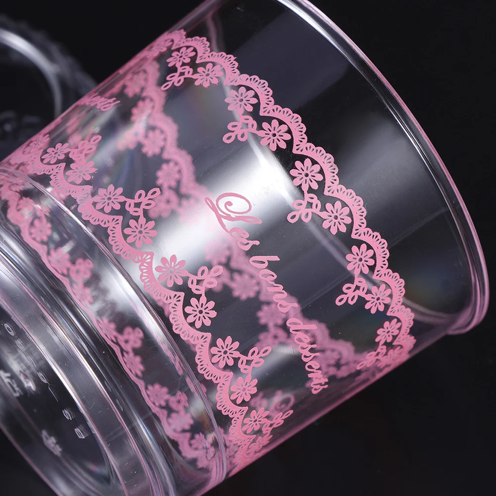 

30Sets Mini Dessert Cups Clear Plastic Appetizer Bowls with Lids Spoons for Birthday Wedding Catering Tiramisu Mousse Cake