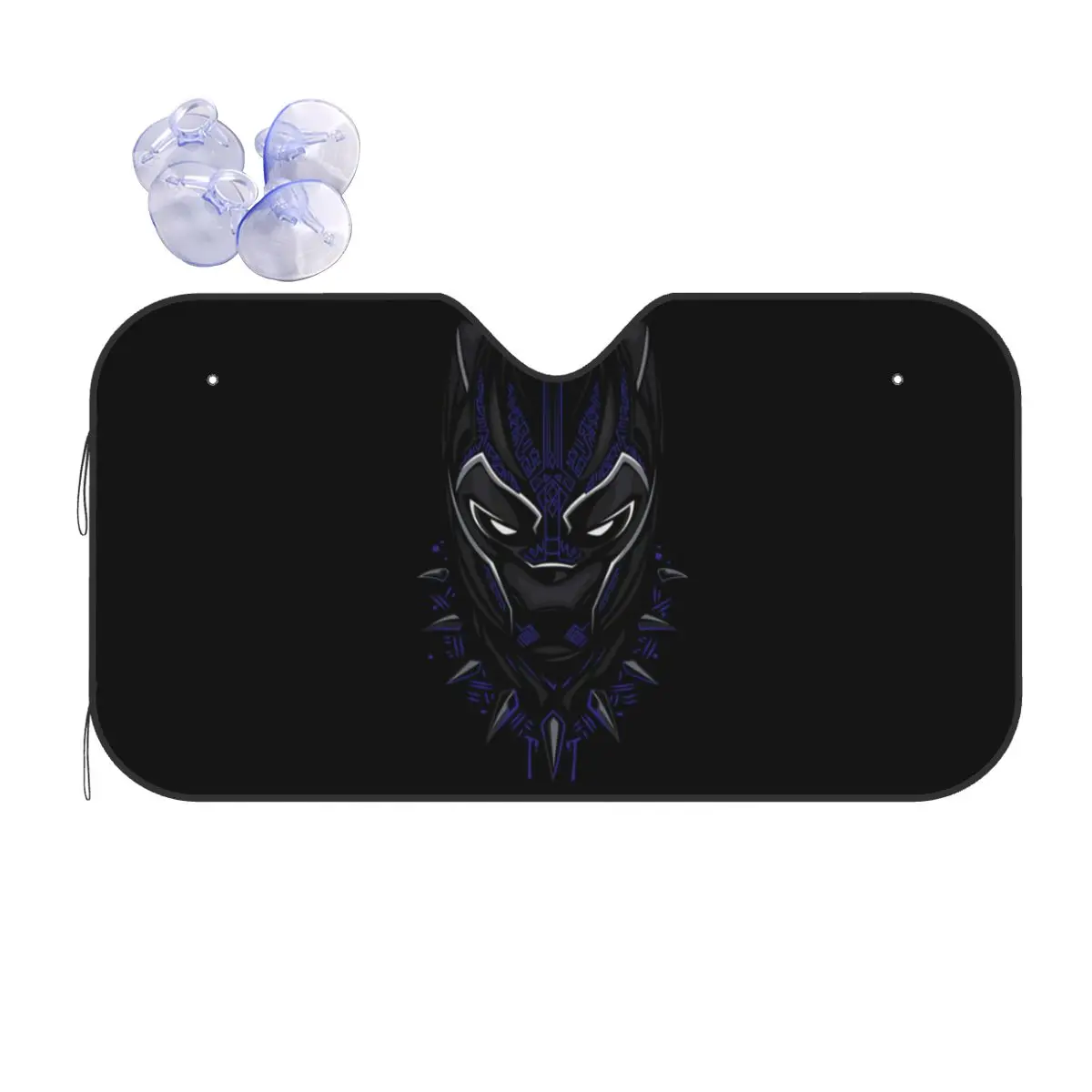

Custom Black Panther Front Windshield Sunshade Anime Wallpaper Folding Window Shade Sun Visor Protector