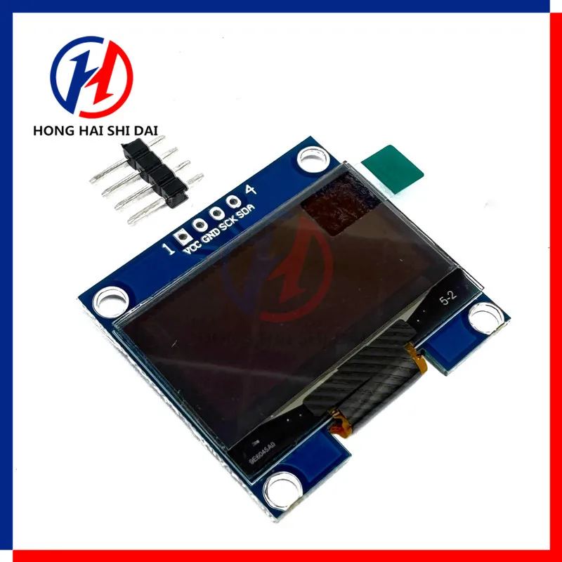 Pantalla LCD OLED de 1,3 "y 1,3", módulo blanco y azul, SH1106, 128X64, 12864 SPI, IIC, I2C, comunicate, 128x64, 4 pines, 7 pines