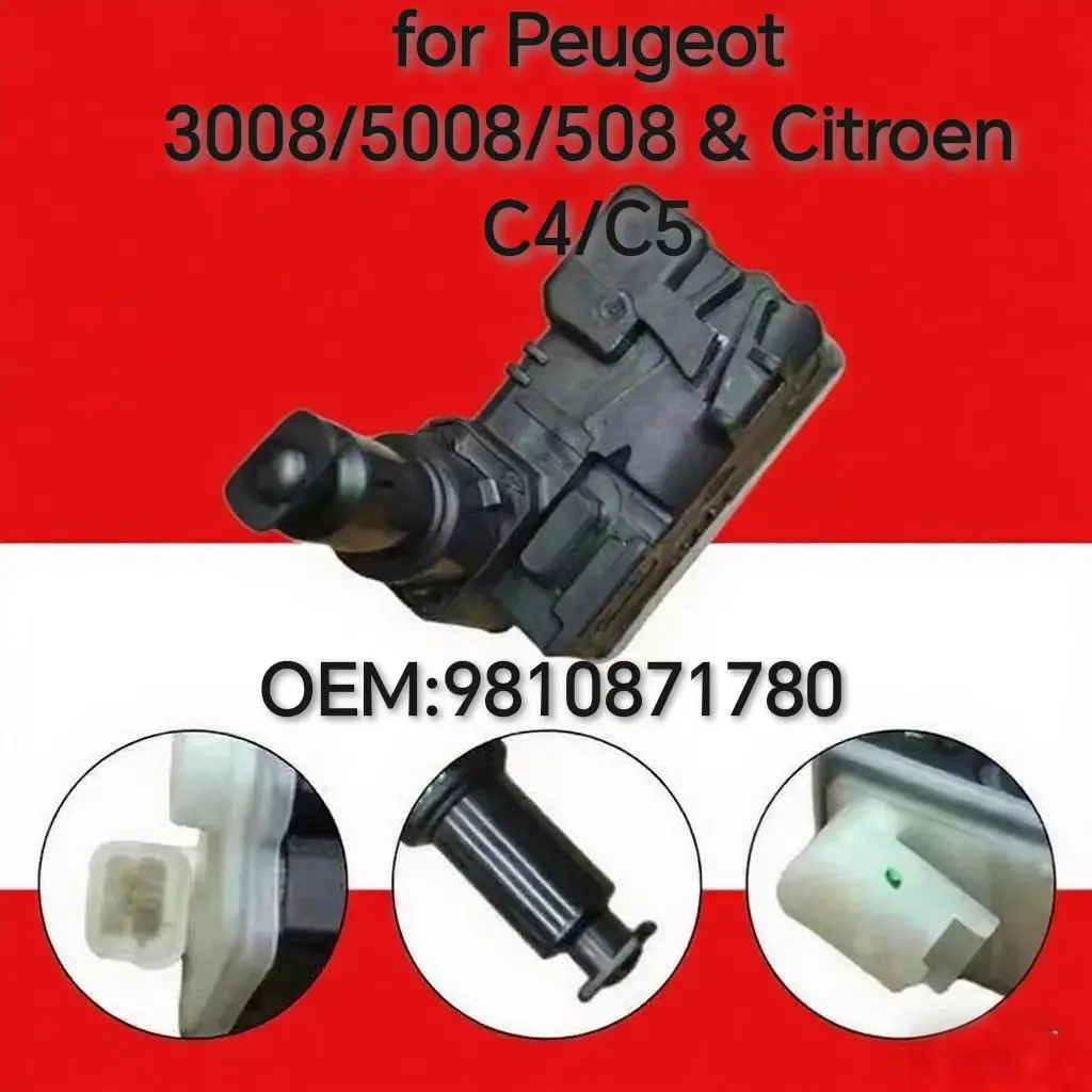 9810871780 Atuador de Bloqueio Tampa do Tanque de Combustível Motor de Acionamento/Driver da Tampa do Tanque de Combustível para Peugeot 3008 5008 508 Citroen C4 C5