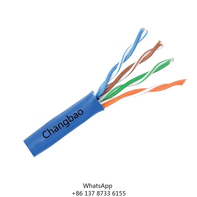 CHANGBAO CMP RATED INDOOR CAT5E 24AWG UTP LAN CABLE CMP RATED CAT5E 24AWG UTP LAN CABLE INDOOR CAT5E 24AWG UTP NETWORKING CABLE
