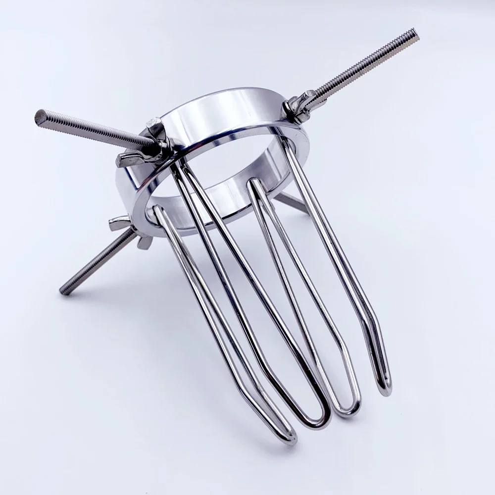 Dilatatore per speculum vaginale con espansore anale in metallo regolabile in acciaio inossidabile per addestramento anale BDSM Giocattoli adulti del sesso per donne e uomini