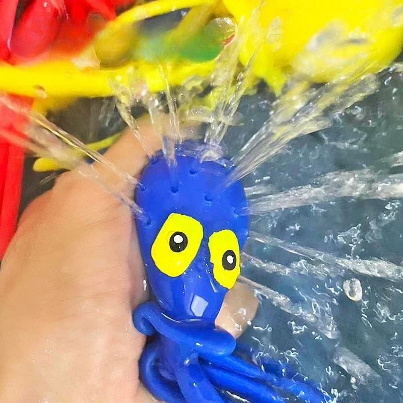 Jouets de bain de piscine pour enfants, jouets poulpe à presser et poupées de Dragon qui regardent en donné comme cadeaux d'anniversaire pour soulager le Stress