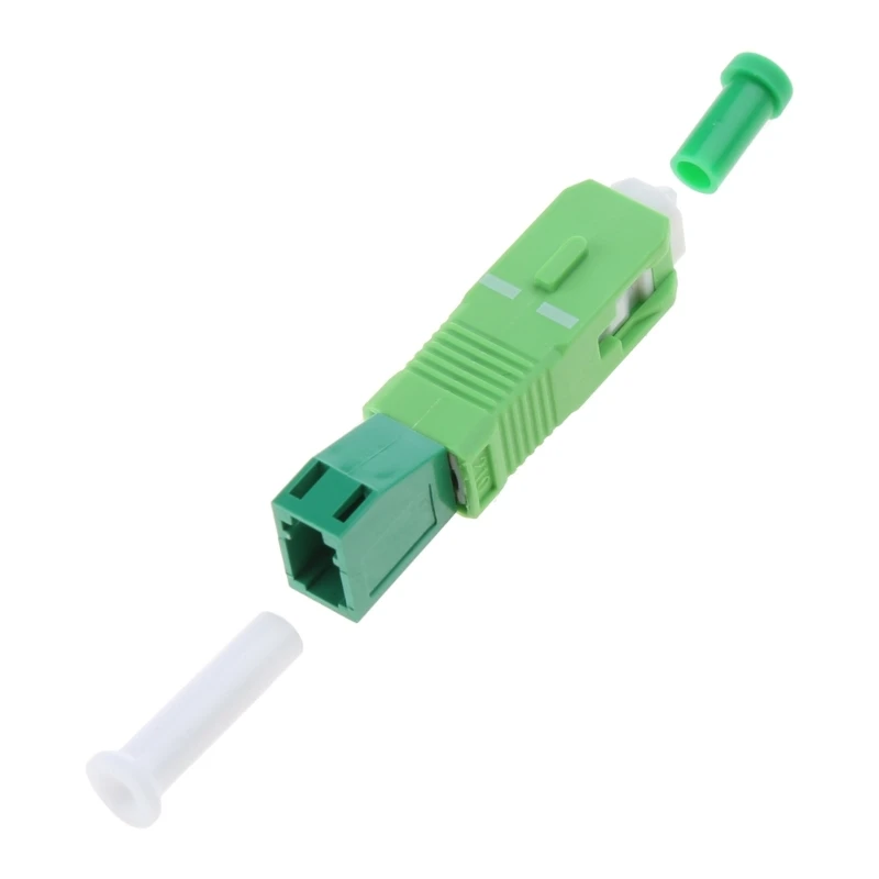 

Female to Male APC-LC for APC Optical Fiber Adapter Simplex Single Optical Connector Adapter Dropship