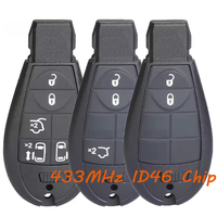 M3N5WY783X for Jeep Commander Grand Cherokee for Chrysler 300C for Dodge Grand Voyager Smart Remote Fobik Key Fob 433MHz ID46