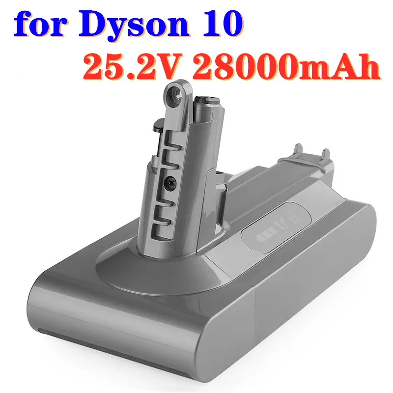 Aokaidikui Neue 25.2V Batterie 28000mAh Ersatz Batterie für Dyson V10 Absolute Kabel-Freies Vakuum Handheld Staubsauger Batterie