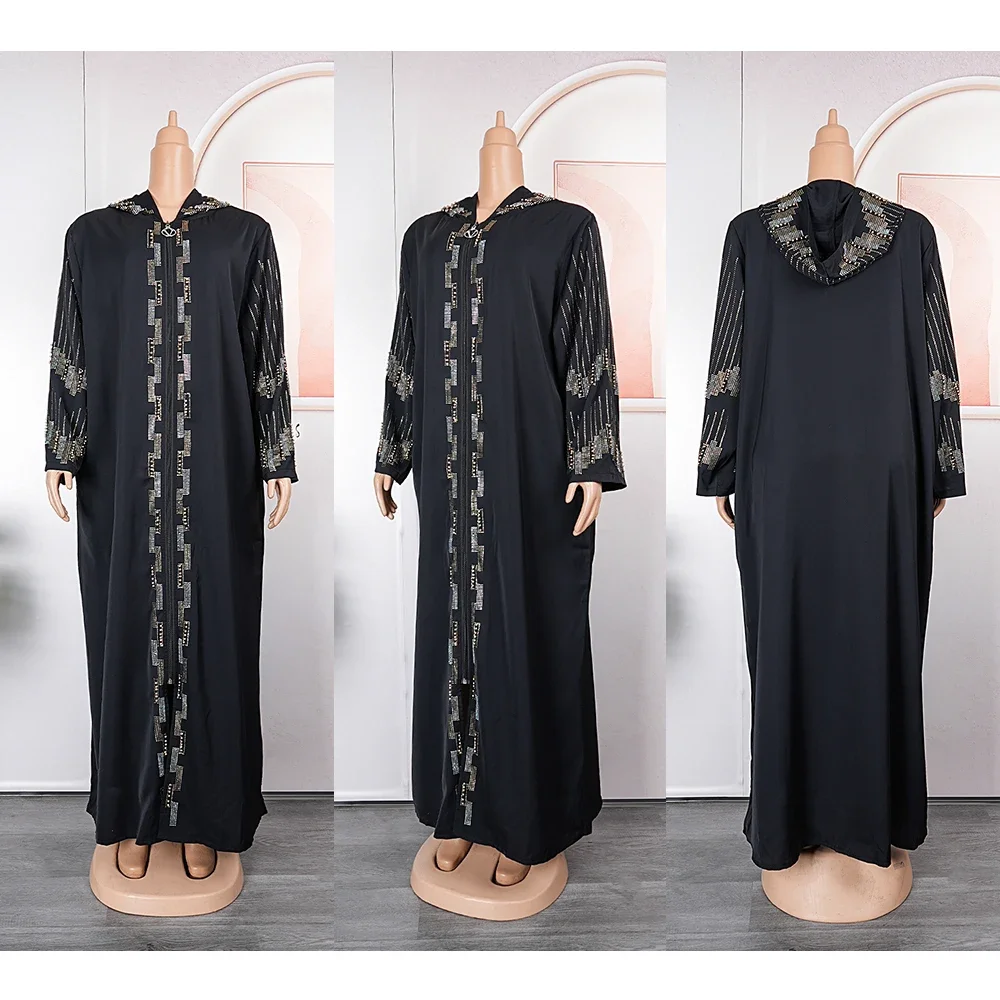 Open Abaya Dubai Kaftan Muslim Cardigan Abayas Dresses for Women 2024 Casual Kimono Robe Femme Caftan Turkish Islamic Clothes