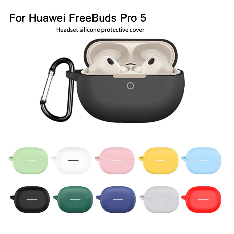Soft Silicone Cover for Huawei Freebuds Pro 5 Headset Full Protective Case Dustproof Shockproof for Huawei Freebuds Pro5