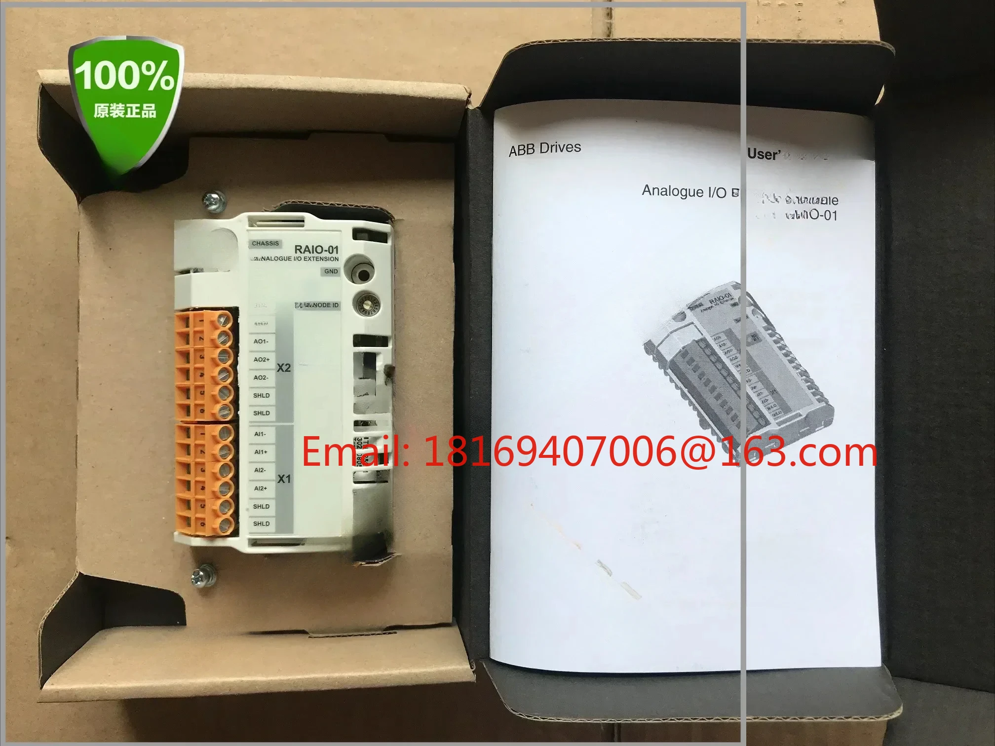 New ABB frequency converter analog I/O expansion module RAIO-01 genuine