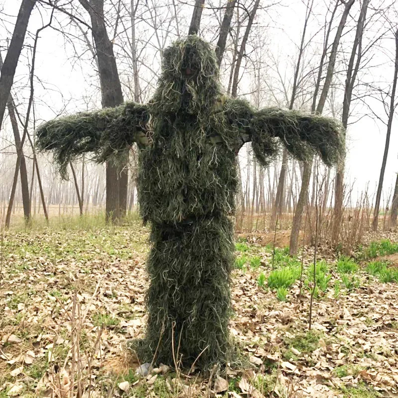 Field Jungle Birdwatching Hunting Stealth Suit Army Fans Outdoor CS Camping Training Sniper Camouflage Tactical Ghillie Clothes