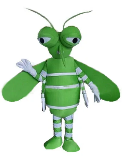 mascot New Summer Green Mosquito Mascot Costume Audlt Size Health Care Theme Anime Cosplay costumes carnival fancy dress 2501